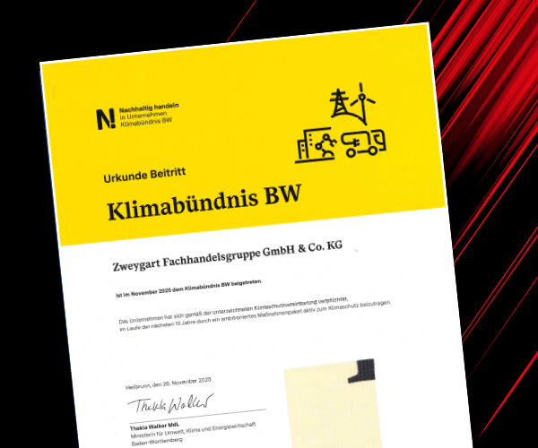 Klimabündnis BW Urkunde Zweygart